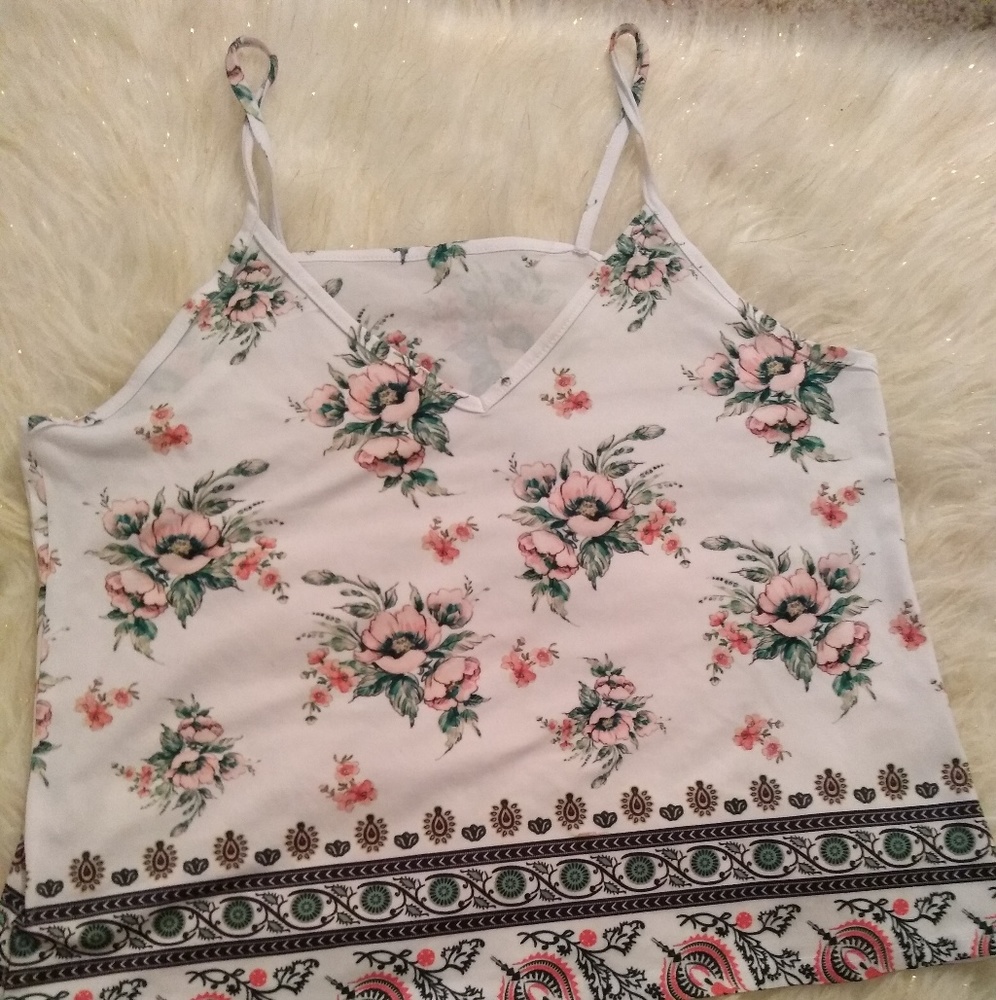 Floral tank top